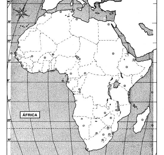 Mapa mudo África