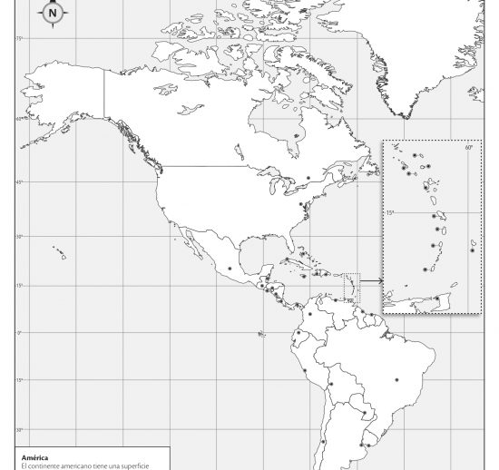 Mapa mudo América
