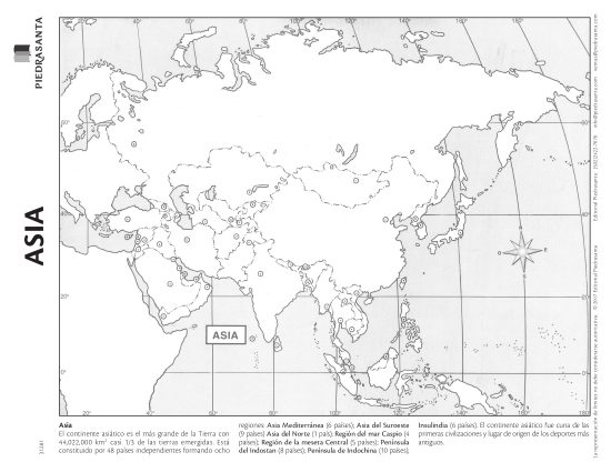 Mapa mudo Asia