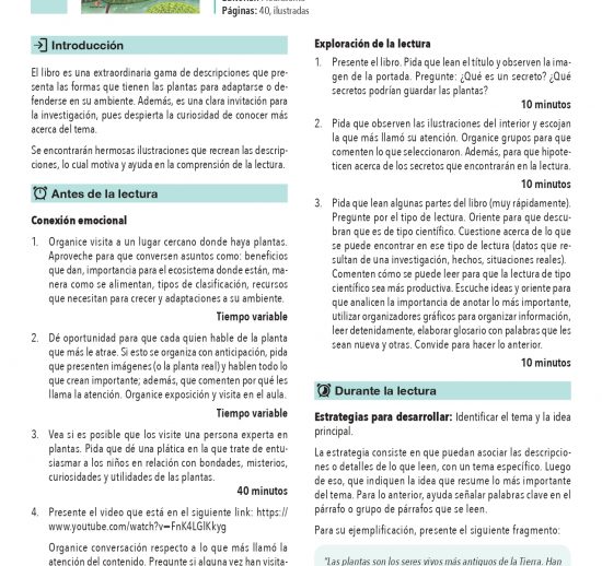 Secretos escondidos en las plantas