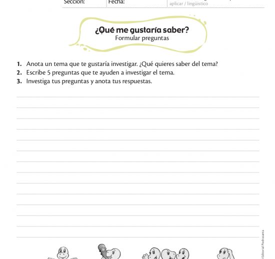 ¿Qué me gustaría saber?