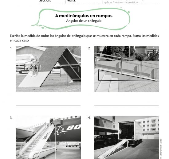 A medir ángulos en rampas