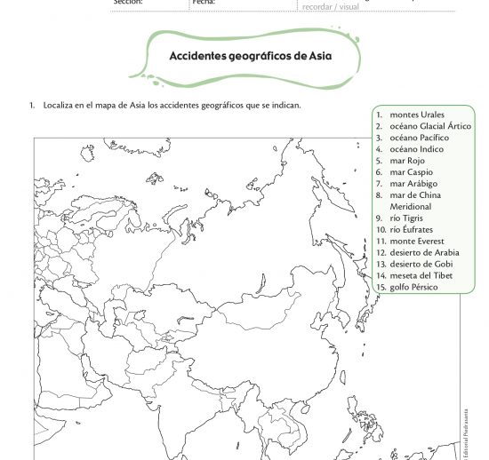 Accidentes geográficos de Asia