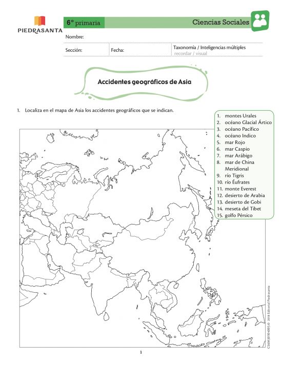 Accidentes geográficos de Asia