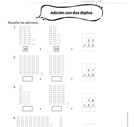 Adición con dos dígitos