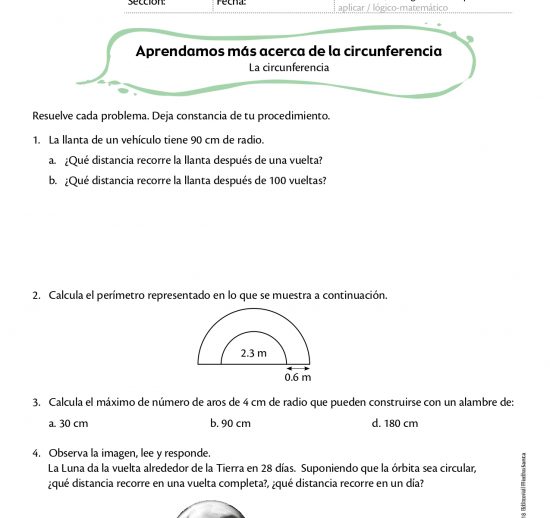 Aprendamos más acerca de la circunferencia