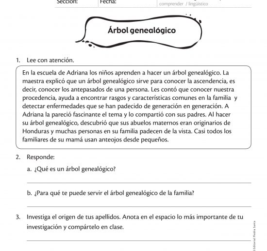 Arbol genealógico