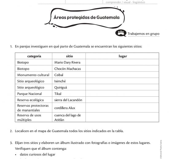Aéreas protegidas de Guatemala