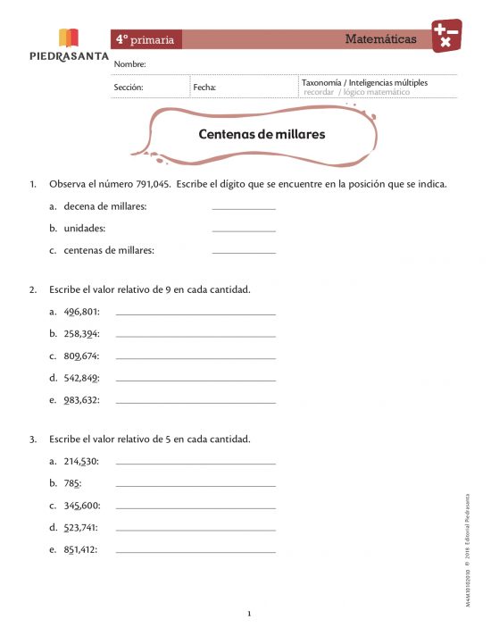 Centenas de millares