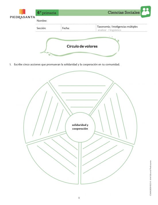 Círculo de valores