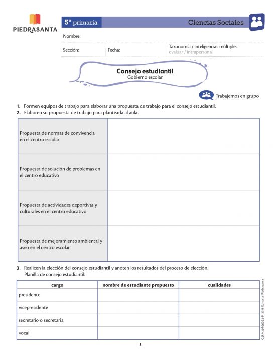 Consejo estudiantil