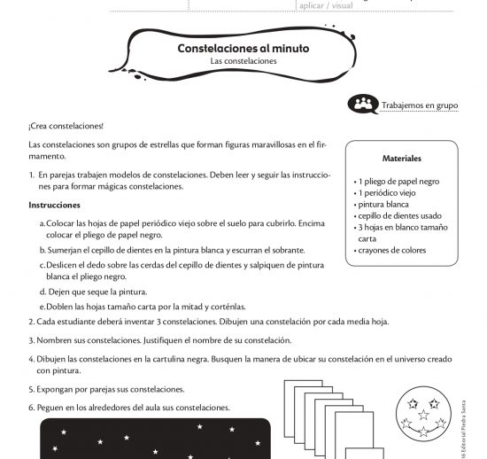 Constelaciones al minuto