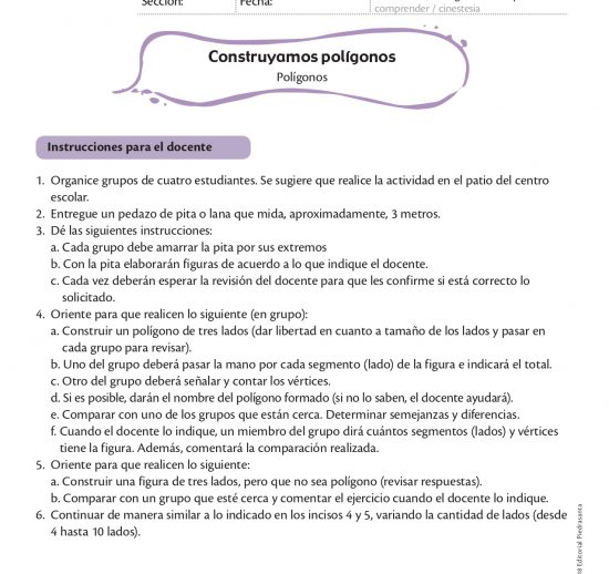 Construyamos polígonos