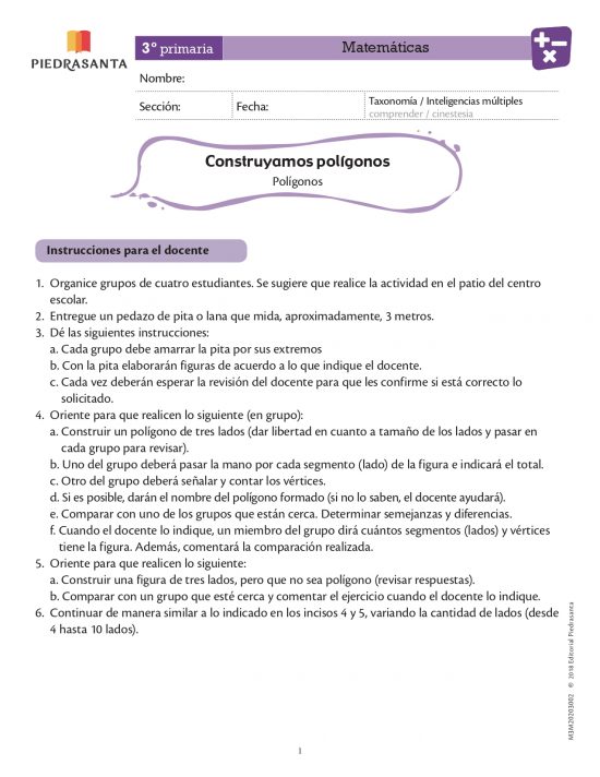 Construyamos polígonos