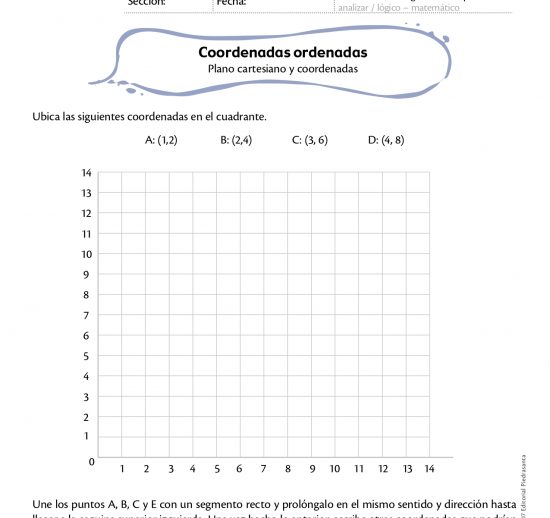 Coordenadas ordenadas