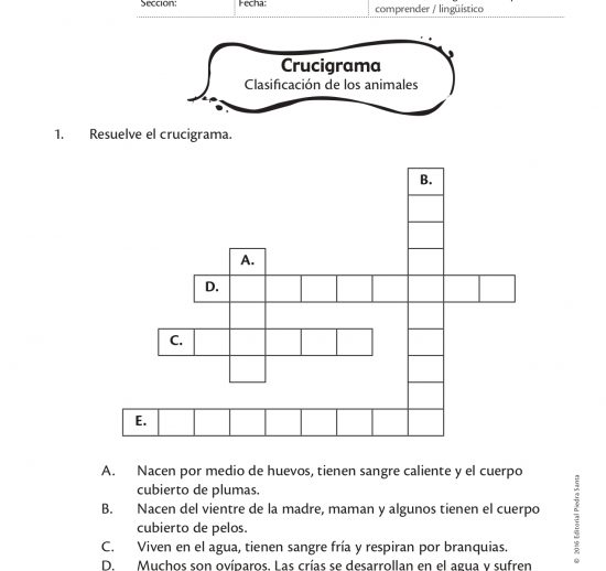 Crucigrama