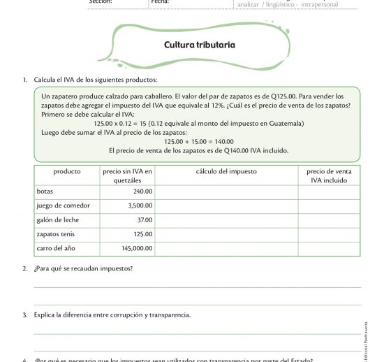 Cultura tributaria