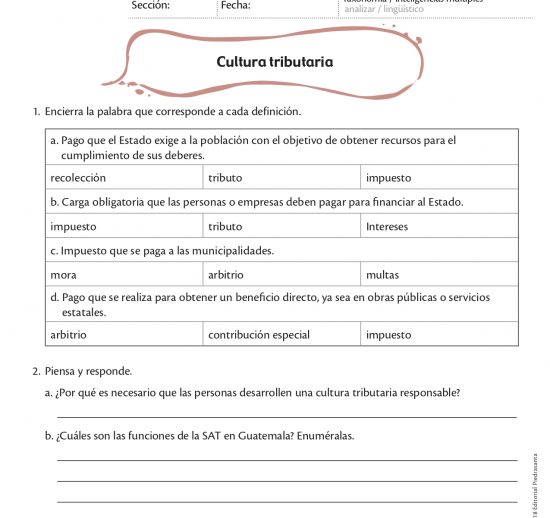 Cultura tributaria