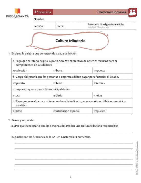 Cultura tributaria