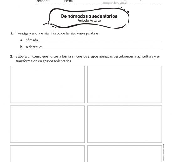 De nómadas a sedentarios