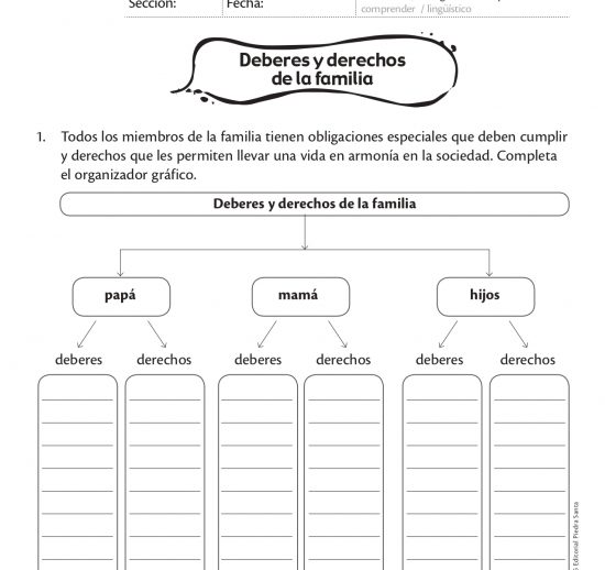 Deberes y derechos de la familia