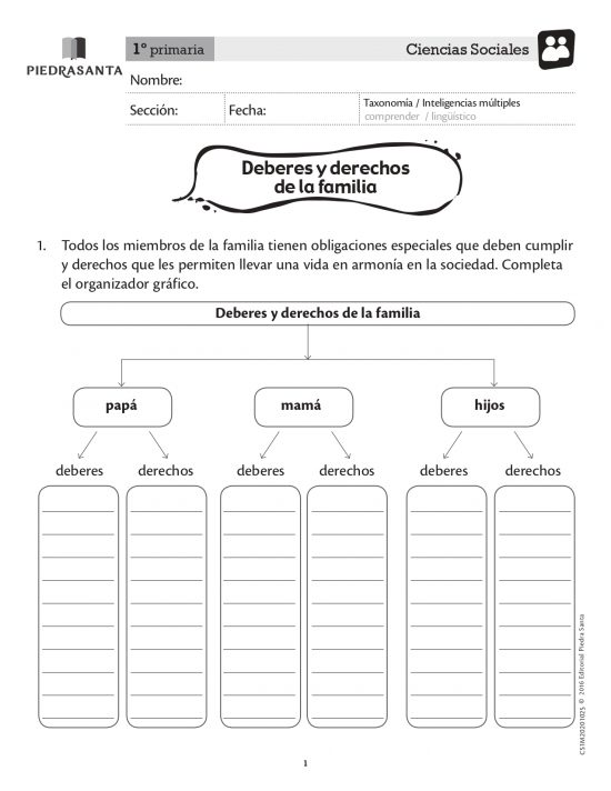Deberes y derechos de la familia