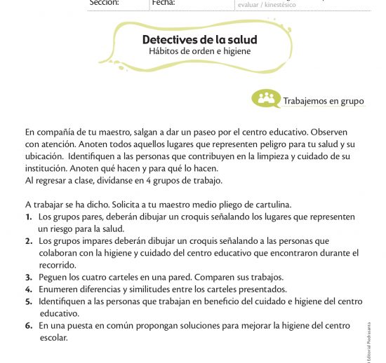 Detectives de la salud