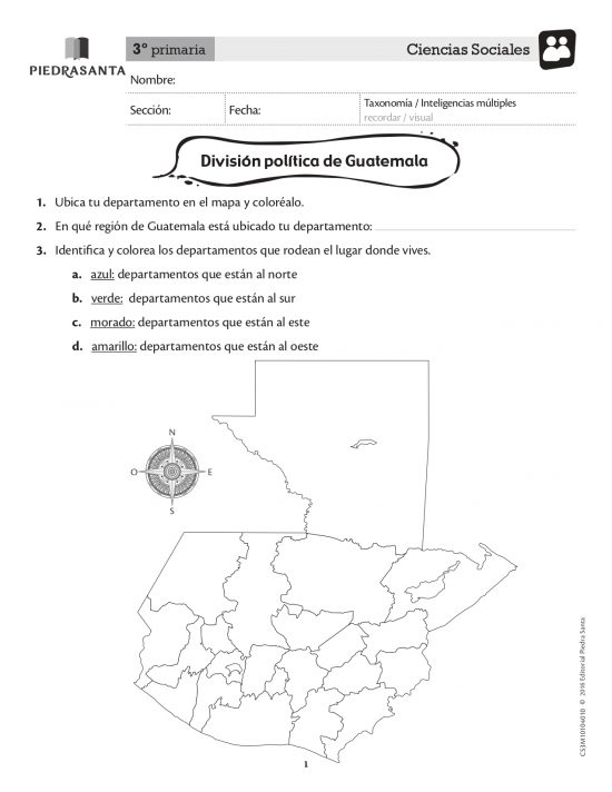 División política de Guatemala