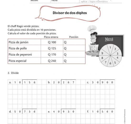 Divisor de dos dígitos