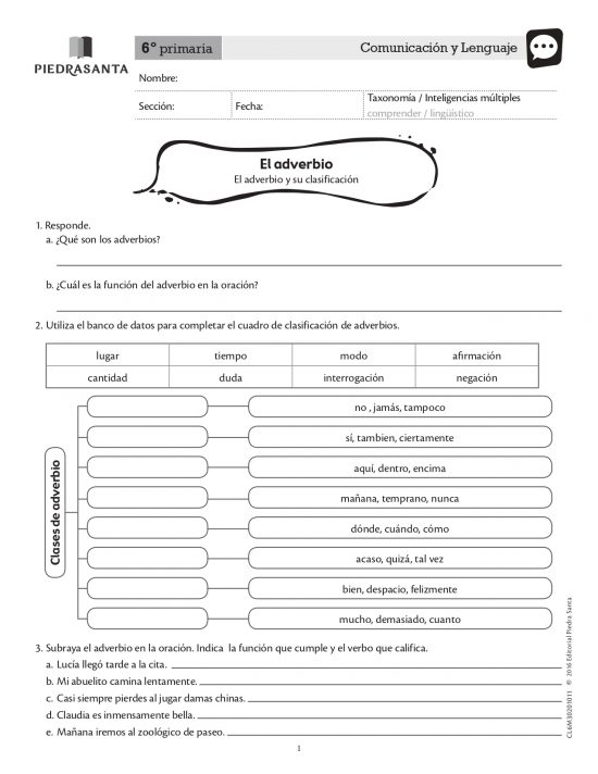 El adverbio