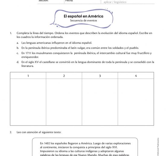 El español en América