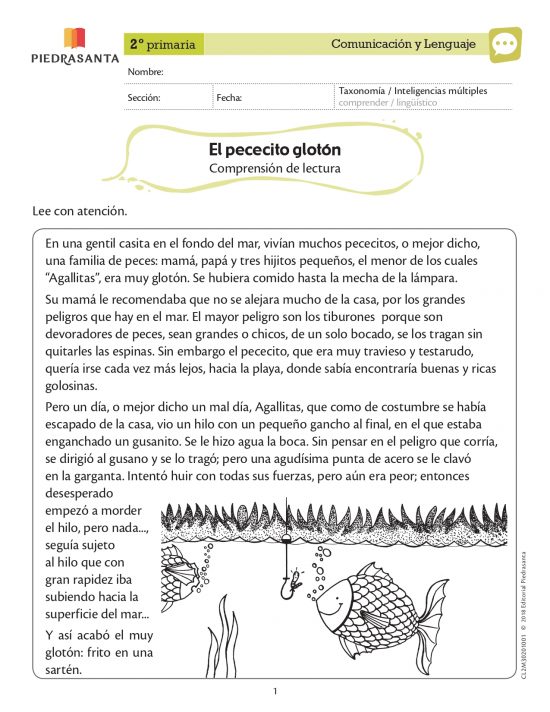 El pececito glotón
