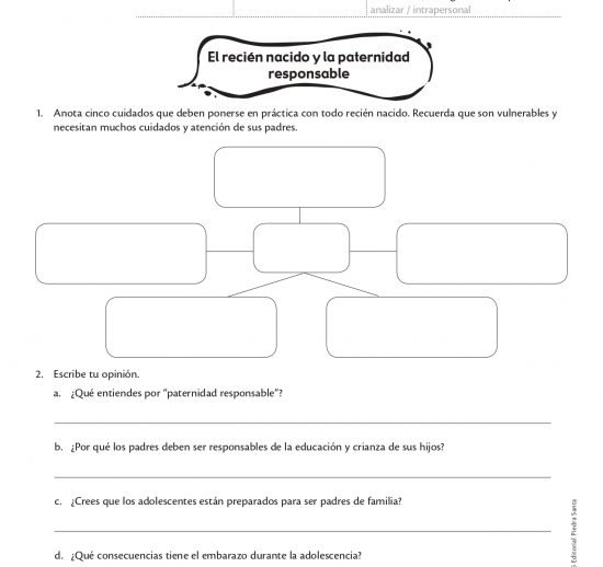 El recién nacido y la paternidad responsable
