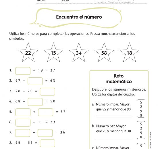 Encuentra el número