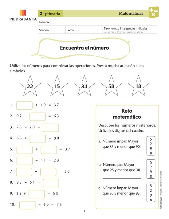 Encuentra el número