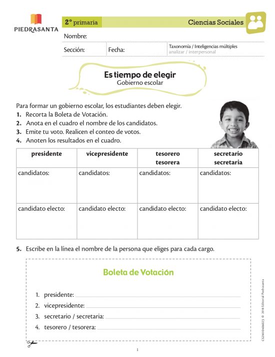 Es tiempo de elegir
