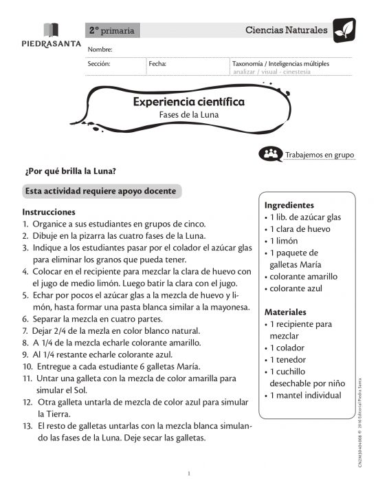 Experiencia científica