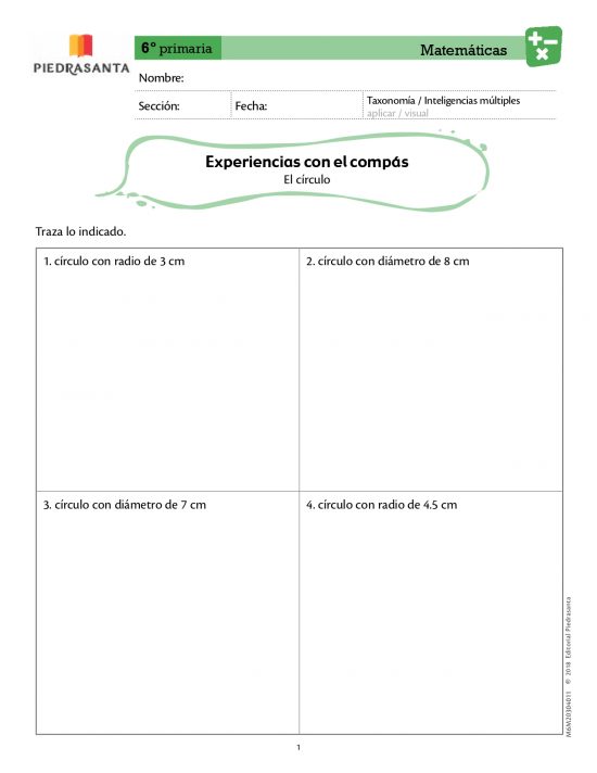 Experiencias con el compás