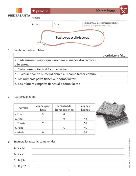 Factores