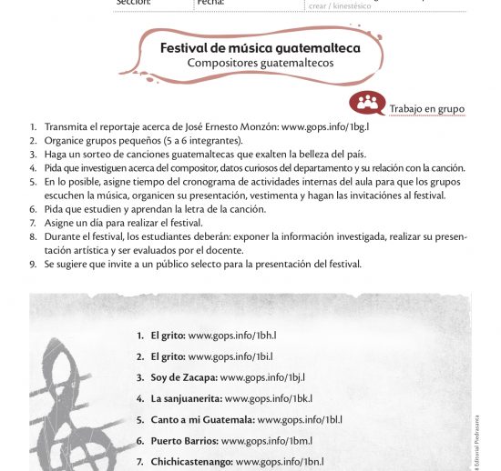 Festival de música guatemalteca