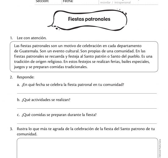 Fiestas patronales