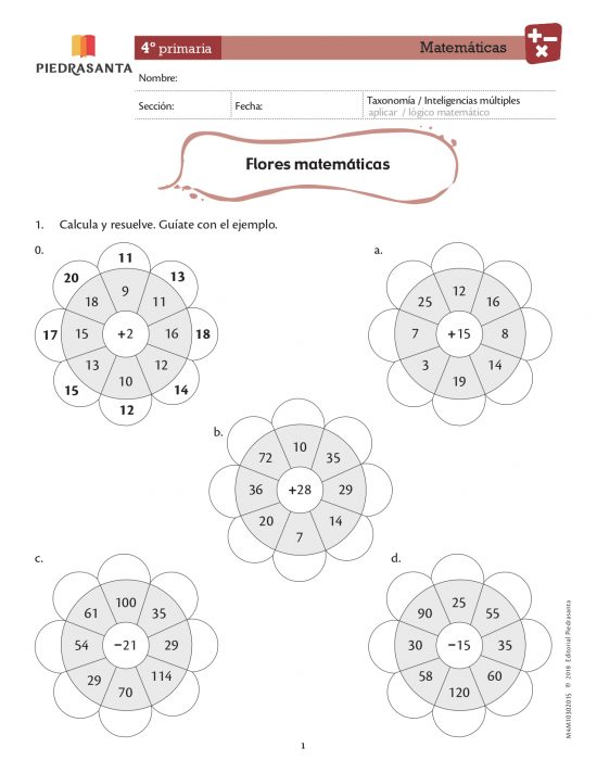 Flores matemáticas