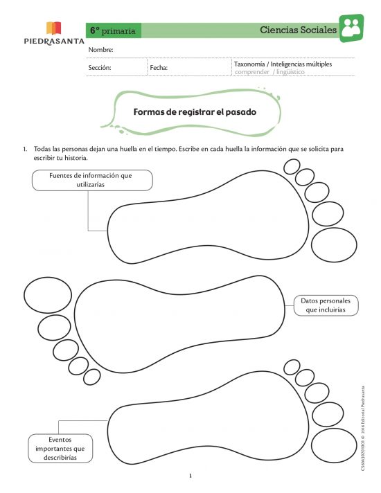 Formas de registrar el pasado