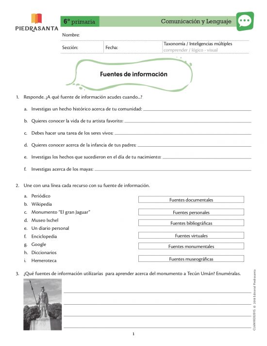 Fuentes de información