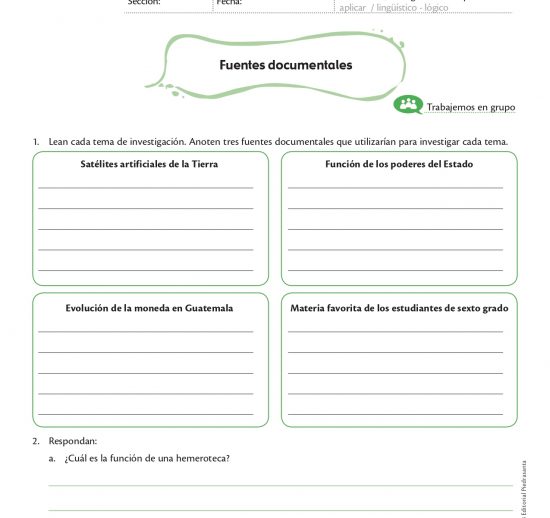 Fuentes documentales