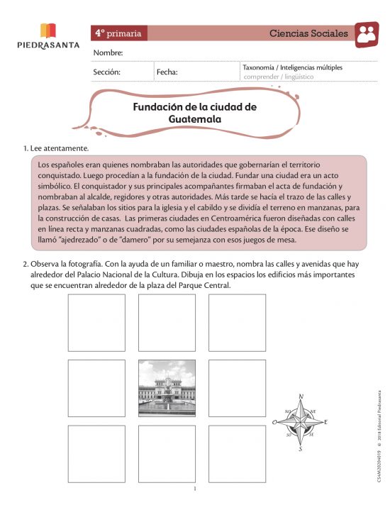 Fundación de la ciudad de Guatemala