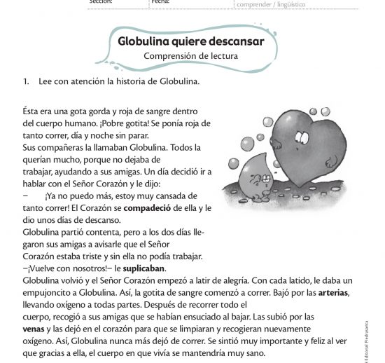 Globulina quiere descansar