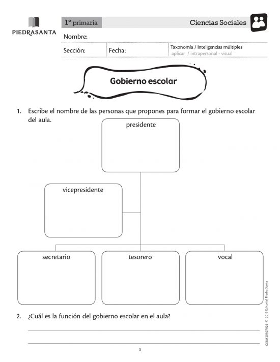 Gobierno escolar