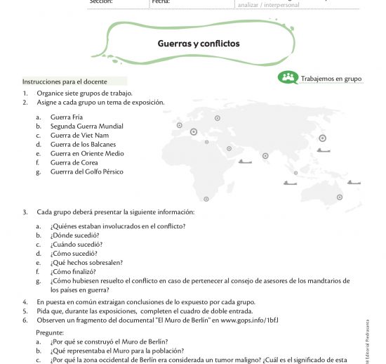 Guerras y conflictos