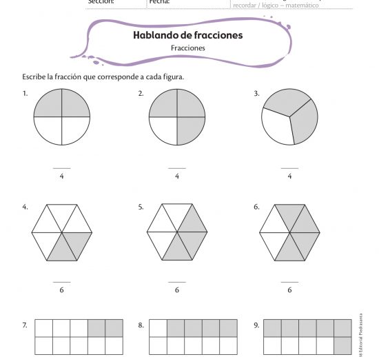 Hablando de fracciones